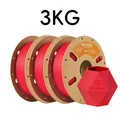 Matt PLA Filament 1,75 mm hohe Qualität 1 kg – Color Rot-3kg