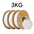 Matt PLA Filament 1,75 mm hohe Qualität 1 kg – Color Weiß-3kg