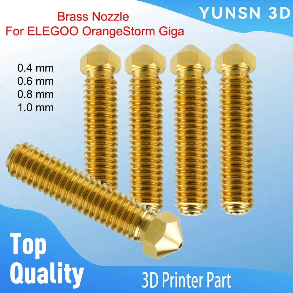 Messing-Düse 0,4 bis 1,0 mm für Elegoo OrangeStorm Giga