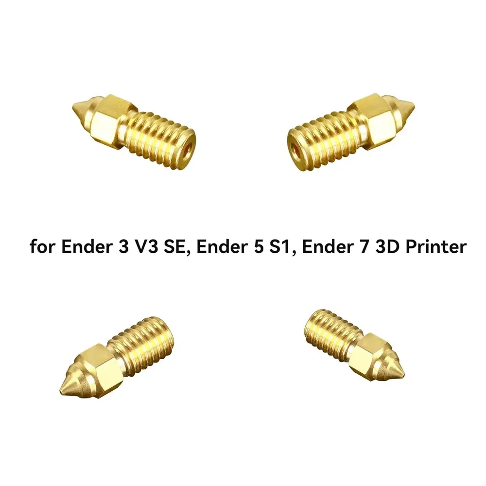 Messing Düsen Kit für Creality Ender 3 V3 SE 0,4 bis 1,0 mm 10er Set