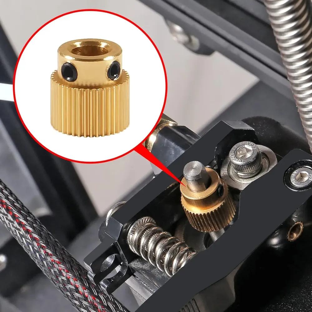 Messing-Extruder-Radgetriebe 26/40 Zähne für Ender 3 Pro