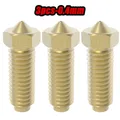 Messing Hartstahl Düse für Anycubic Kobra 2 Serie 0,4 bis 1,0 mm – Farbe 3pcs-Brass 0.4mm