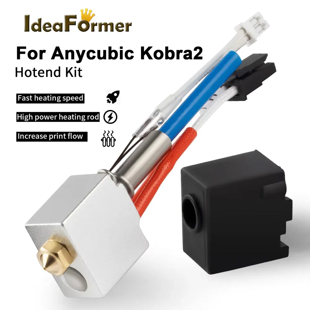 Messing Hartstahl Düse für Anycubic Kobra 2 Serie 0,4 bis 1,0 mm