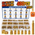 Messing Muttern M2-M6 200 bis 400 Stück mit Werkzeugen – 1