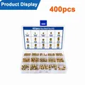 Messing Muttern M2-M6 200 bis 400 Stück mit Werkzeugen – Farbe 400PCS