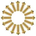 Messing Volcano Düse M6 für 1,75 mm Filament 0,2 bis 1,0 mm 20er Set – 3