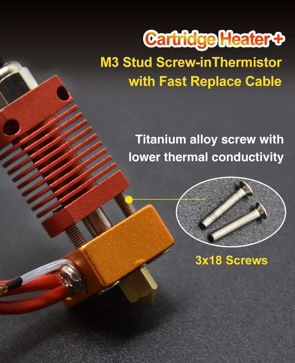 Metall J-Head Hotend Kit für Ender 3/CR10