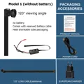 Mini 4K WLAN-Kamera 2MP 1080P Live-Übertragung Smartphone-App – Sensorgröße Model 1-120 degrees