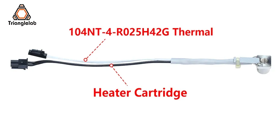 Mini CHC Hotend Keramik Heizkern 24V 40W Thermistor