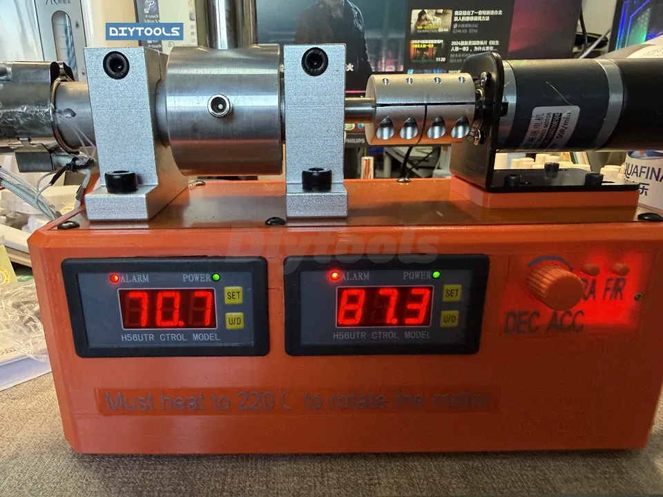 Mini-Einschneckenextruder für Filament 1,75 bis 2,3 mm