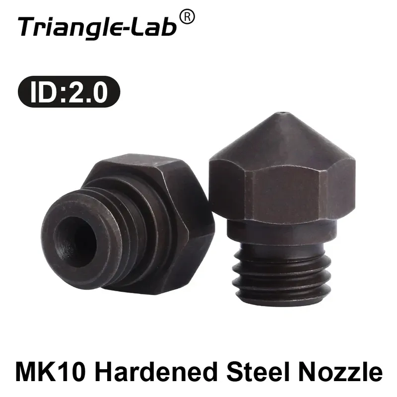 MK10 Düse gehärtete Stahldüse ID 2,0 mm für Wanhao FlashForge