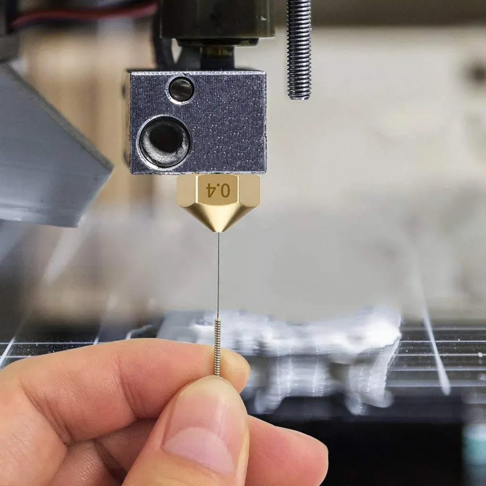 MK10 Düse Messing M7 für 1,75 mm Filament 0,2 bis 1,0 mm 10er Set