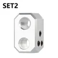 MK4 Hotend-Teile Titan Kupfer Heatbreak Throat Aluminium-Heizblock – Farbe Heatblock
