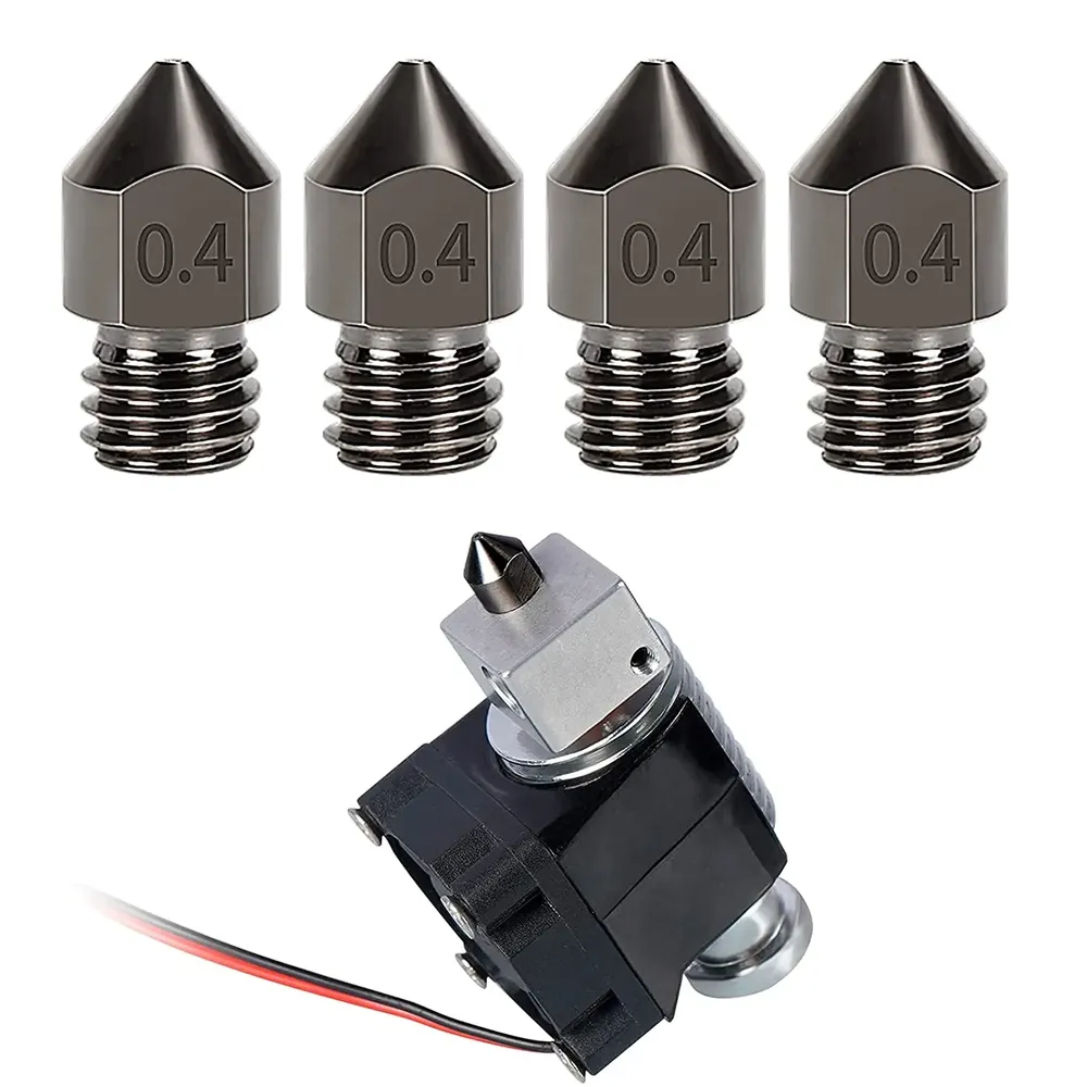 MK8-Düse aus gehärtetem Stahl 0,2 bis 1,0 mm
