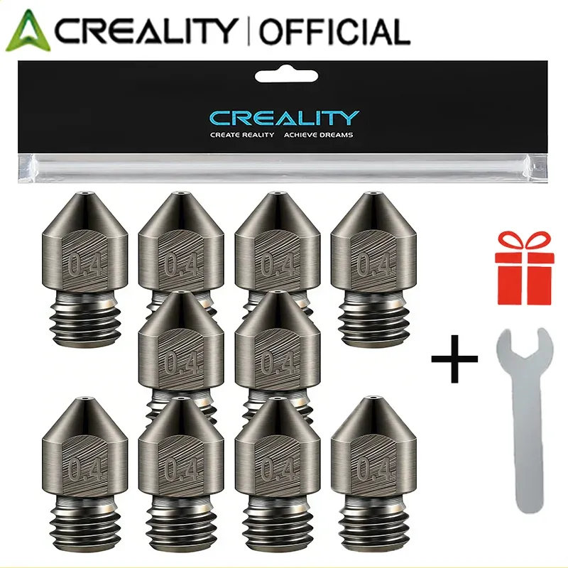MK8 Düse gehärtete Stahldüse 0,4 mm für Creality Ender 3 Serie