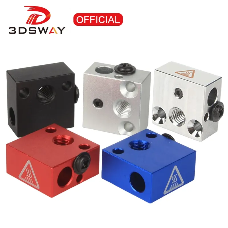 MK8 Heat Block Aluminium mit Silikonsocken für CR10/10S Ender 3