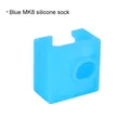 MK8 Heat Block Aluminium mit Silikonsocken für CR10/10S Ender 3 – Farbe Blaues Mk8 Silikon