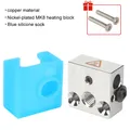 MK8 Heat Block Aluminium mit Silikonsocken für CR10/10S Ender 3 – Farbe Blauer Kupferblock