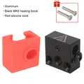 MK8 Heat Block Aluminium mit Silikonsocken für CR10/10S Ender 3 – Farbe Schwarzer Wärmeblock