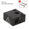 MK8 Heat Block Aluminium mit Silikonsocken für CR10/10S Ender 3 – Farbe Schwarzer Mk8 Heizblock