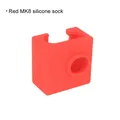 MK8 Heat Block Aluminium mit Silikonsocken für CR10/10S Ender 3 – Farbe Rotes Mk8 Silikon