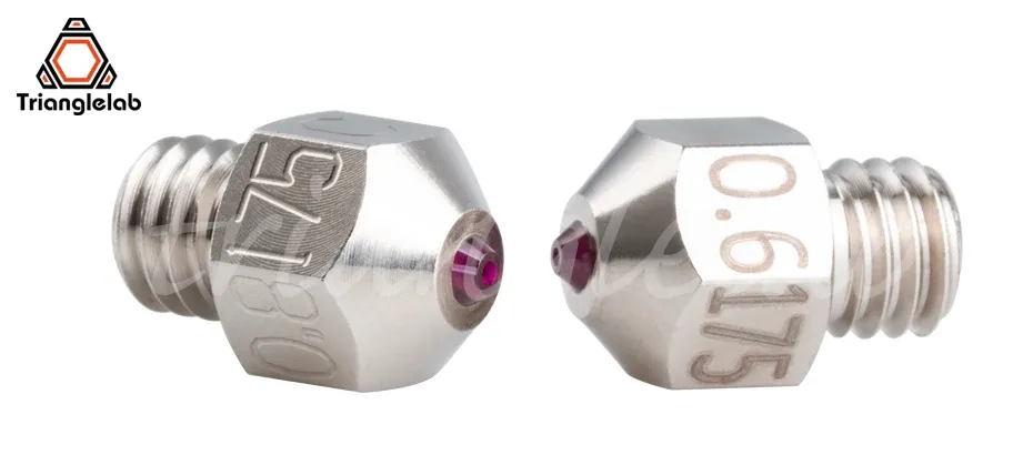 MK8 Rubin-Düse 0,4 bis 0,8 mm für Hochtemperaturmaterialien