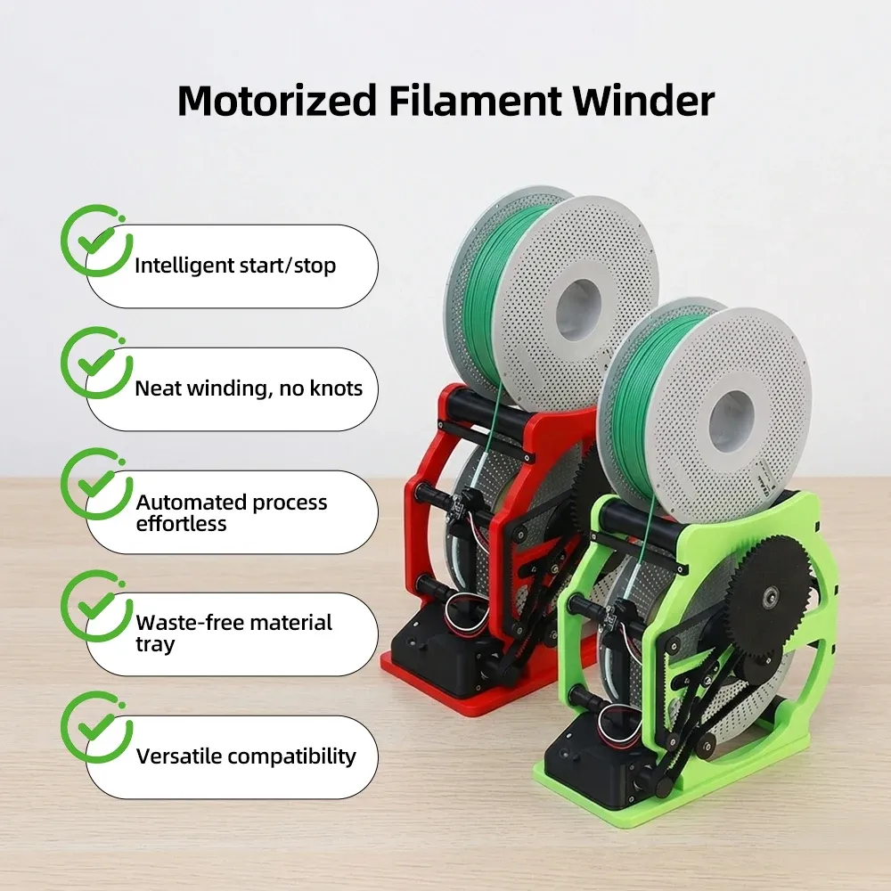 Motorisierter Filamentwickler für PLA PETG ABS Drucker