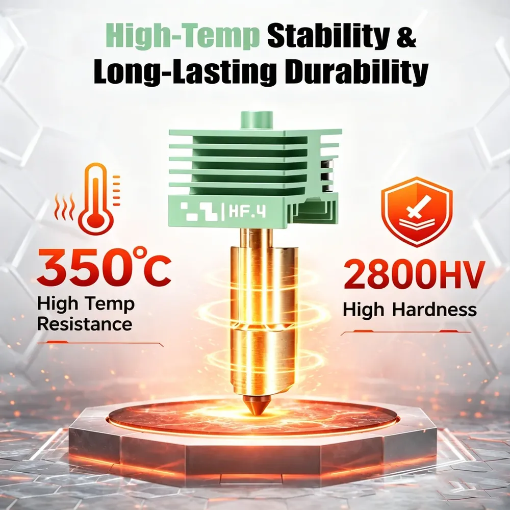 MPVD High-Flow Hotend für Bambu Lab A2L/P2S mit Antihaftbeschichtung