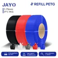Nachfüll PETG Filament 1,75 mm 1,1 kg pro Rolle – Farbe BKRDBL