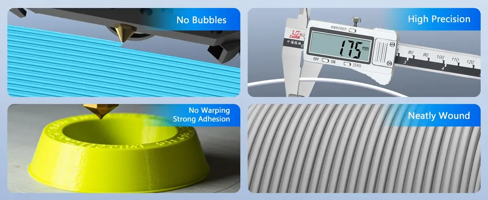 Nachfüll PETG Filament 1,75 mm 1,1 kg pro Rolle