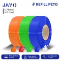 Nachfüll PETG Filament 1,75 mm 1,1 kg pro Rolle – Farbe ORGNBL