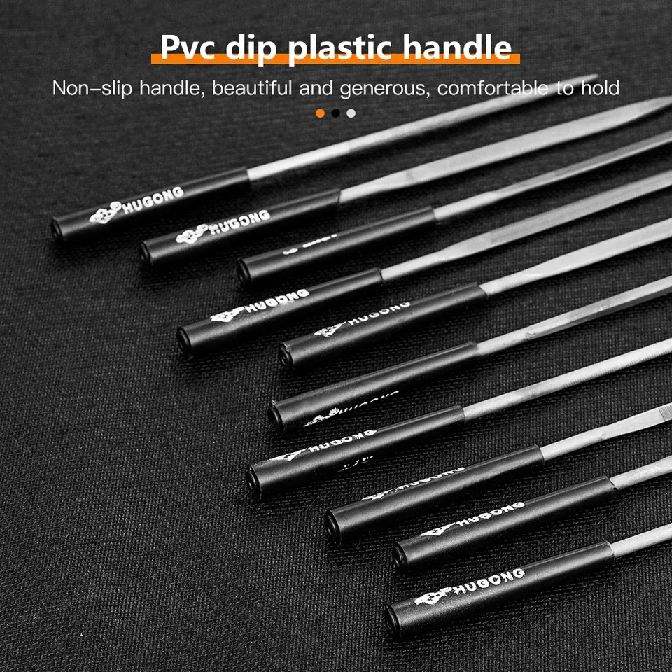 Nadelfeilen-Set 10 Stück 3x140mm Diamant Keramik Glas