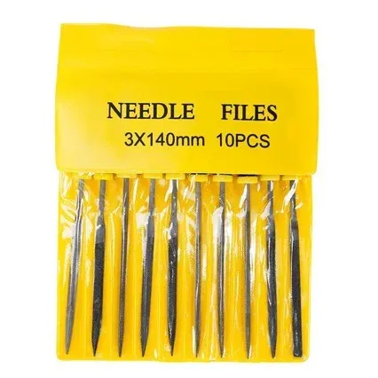 Nadelfeilen-Set 10 Stück 3x140mm Diamant Keramik Glas