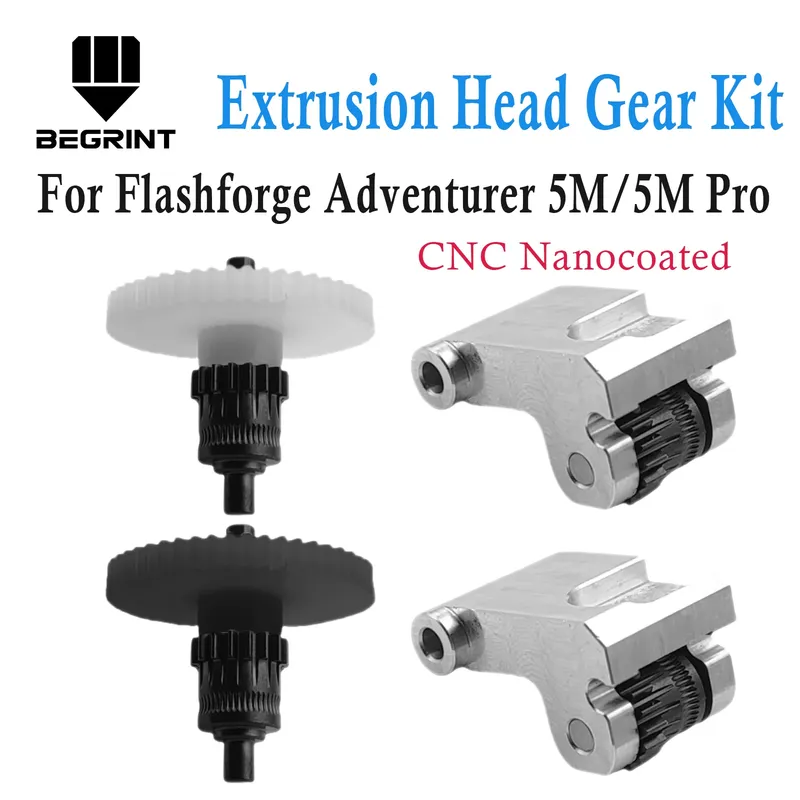 Nanobeschichtetes Extrudergetriebe für Flashforge Adventurer 5M AD5M