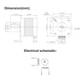 Nema17 Schrittmotor 42 Motor 1,5A für 3D-Drucker – 4