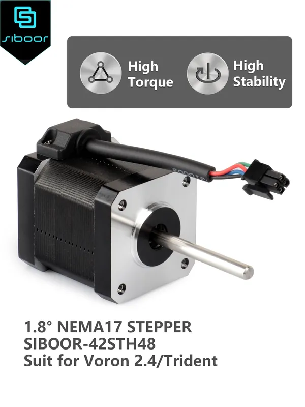 Nema17 Schrittmotor 42STH48 1,8 Grad für Voron