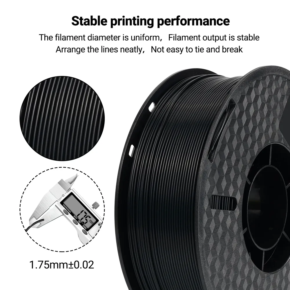 Nylon Carbonfaser Filament 1,75mm 1kg PA-CF Hitzebeständig