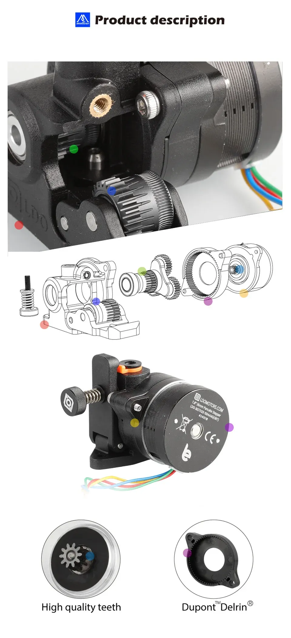 Orbiter Extruder V2.5 mit LDO Motor Direct Drive