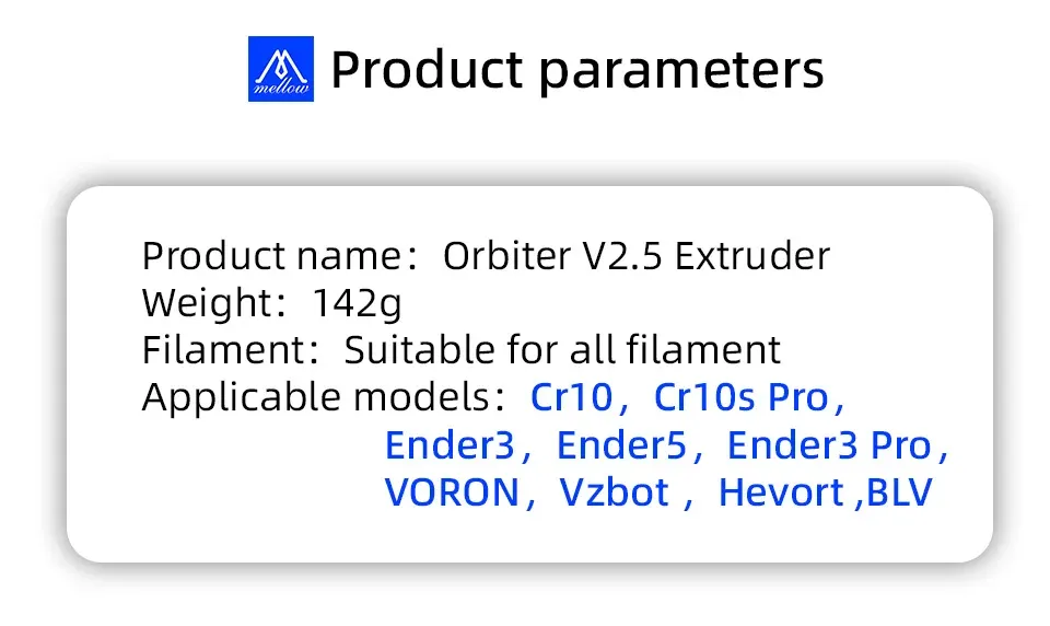 Orbiter Extruder V2.5 mit LDO Motor Direct Drive