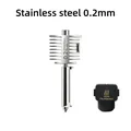 Original-Hotend mit gehärteter Stahldüse 0,2 bis 0,8 mm für Bambu Lab – Farbe SS Hotend-0.2-Ss