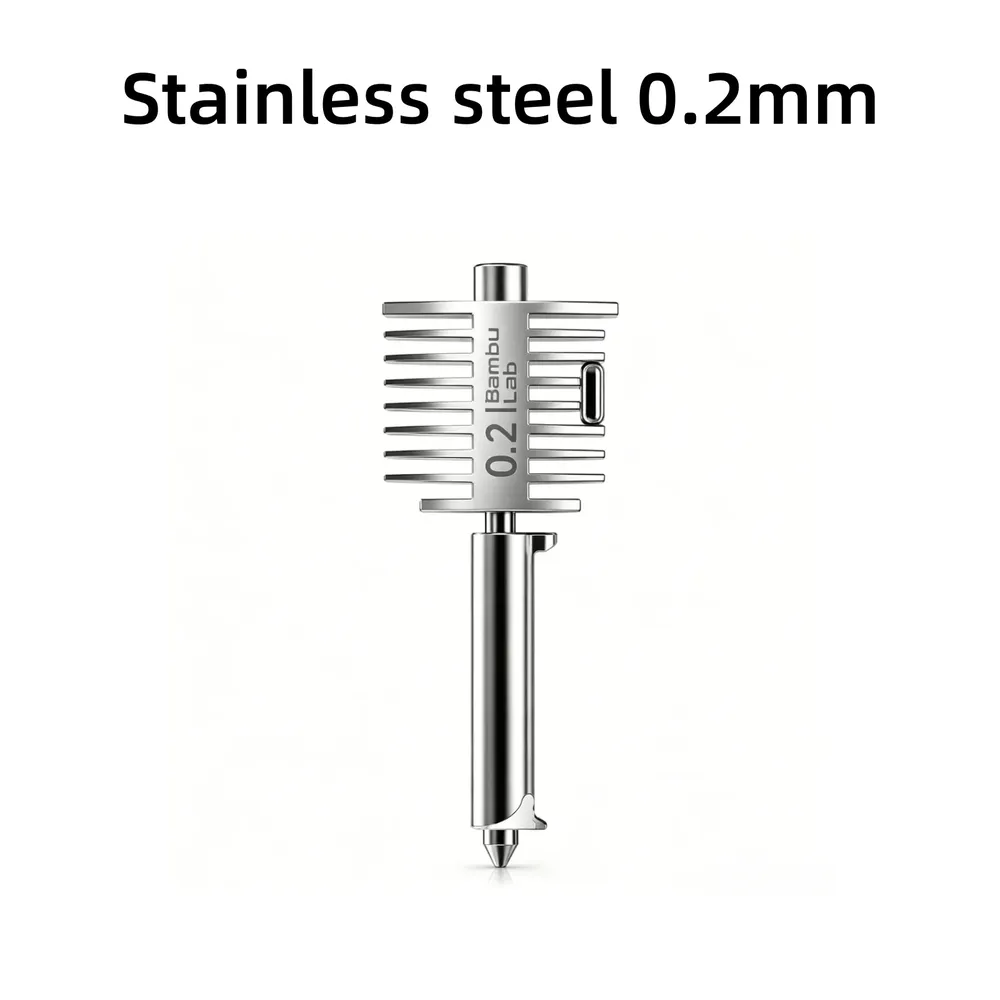 Original-Hotend mit gehärteter Stahldüse 0,2 bis 0,8 mm für Bambu Lab