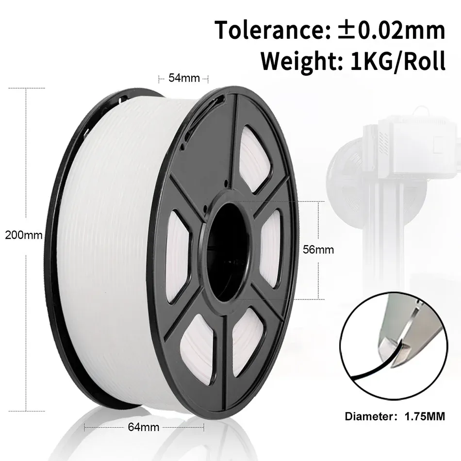 PA6-CF PA6-GF PA12-CF Filament 1,75 mm 1 kg