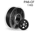 PA6-CF PA6-GF PA12-CF Filament 1,75 mm 1 kg – Farbe PA6 CF-BK-1KG