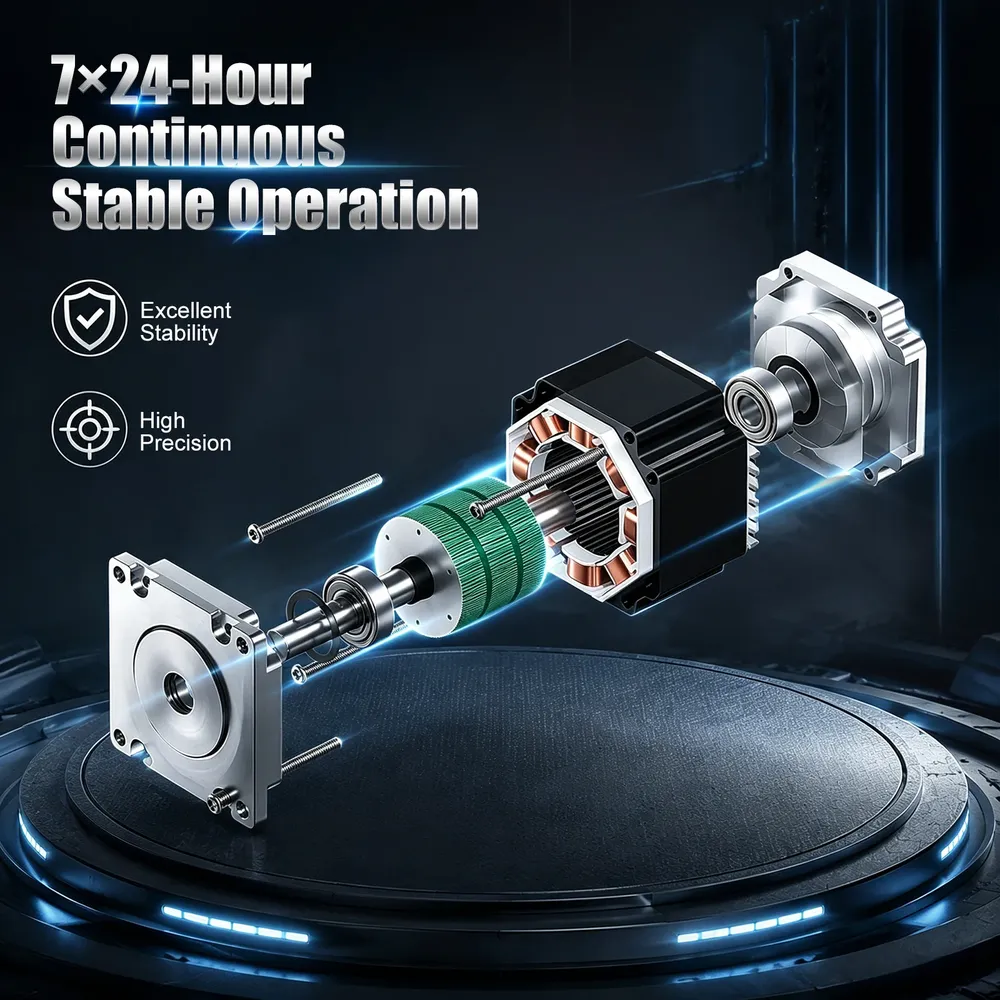Pancake Schrittmotor Nema17 42x23mm 1,8 Grad