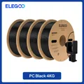 PC Filament 1,75 mm robust und langlebig 1 kg bis 4 kg – Farbe Black 4KG