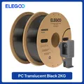 PC Filament 1,75 mm robust und langlebig 1 kg bis 4 kg – Farbe Clear Black 2KG