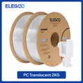 PC Filament 1,75 mm robust und langlebig 1 kg bis 4 kg – Farbe Clear white 2G