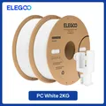 PC Filament 1,75 mm robust und langlebig 1 kg bis 4 kg – Farbe White 2KG