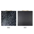 PEI Bauplatte 170x170mm doppelseitig strukturiert magnetisch – Farbe PEO and PET