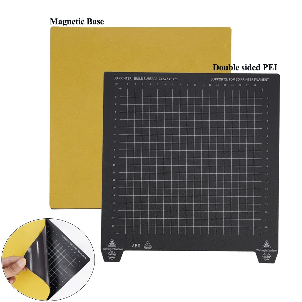 PEI Bauplatte 180mm bis 310mm doppelseitig magnetisch flexibel